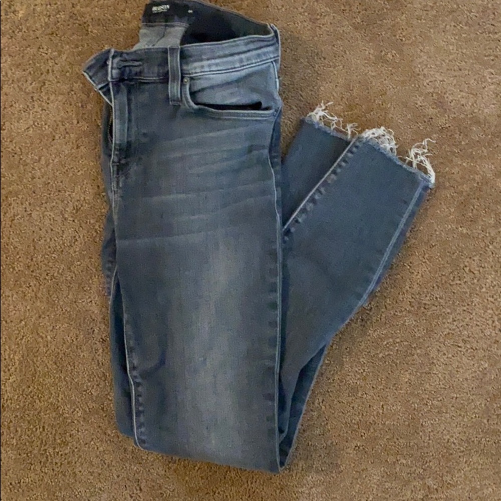Hudson super skinny grey jeans